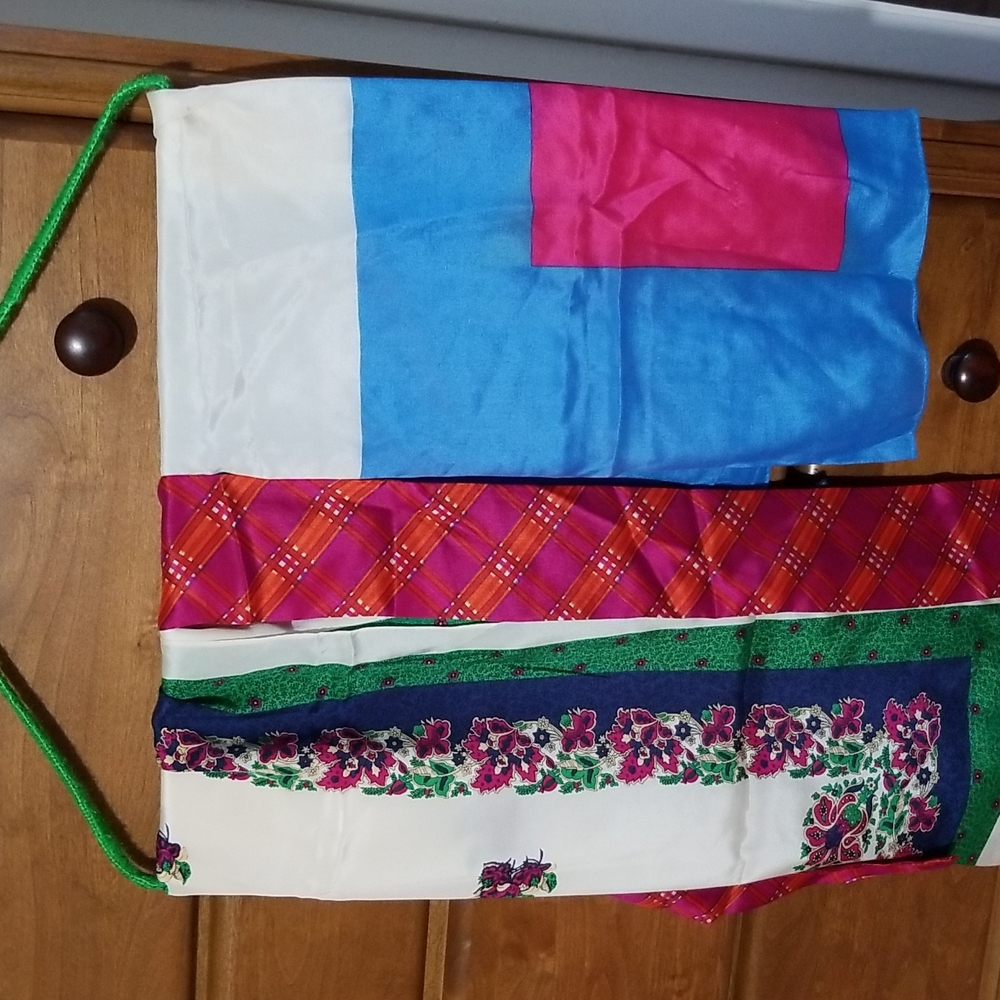 11 Silk Scarves vintage